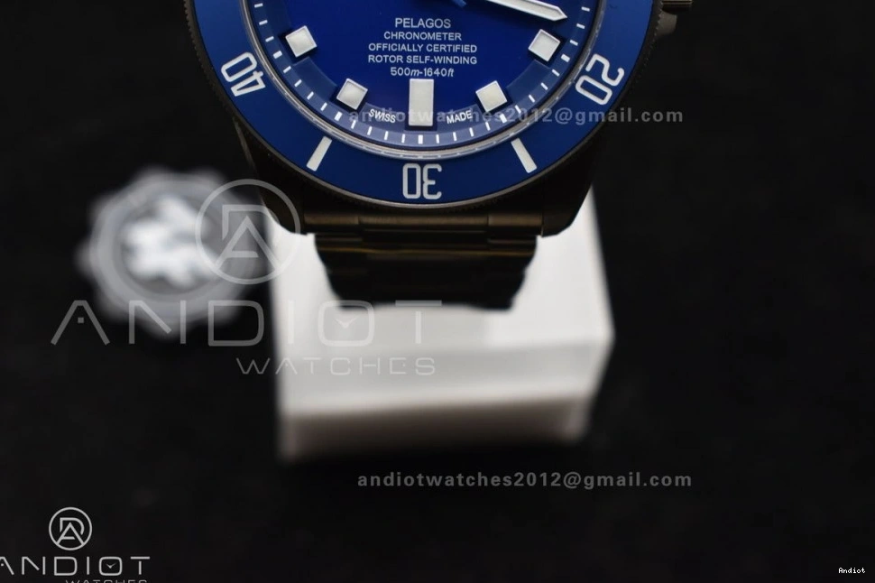 A2824 1:1 Blue Bracelet Edition Best Pelagos ZF V5 Titanium on 0124